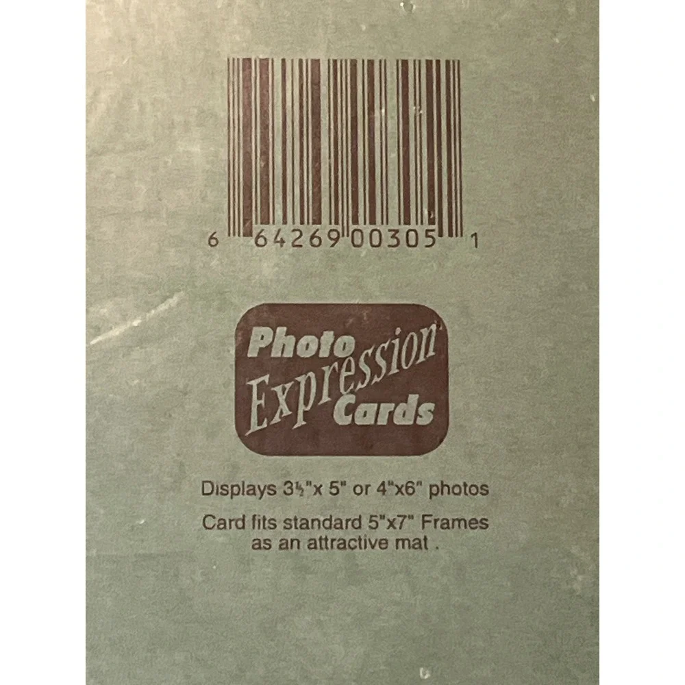 TAP Photo Expression Cards Sage Green 5x7 Photo Greeting Cards 2 Packs PE 305